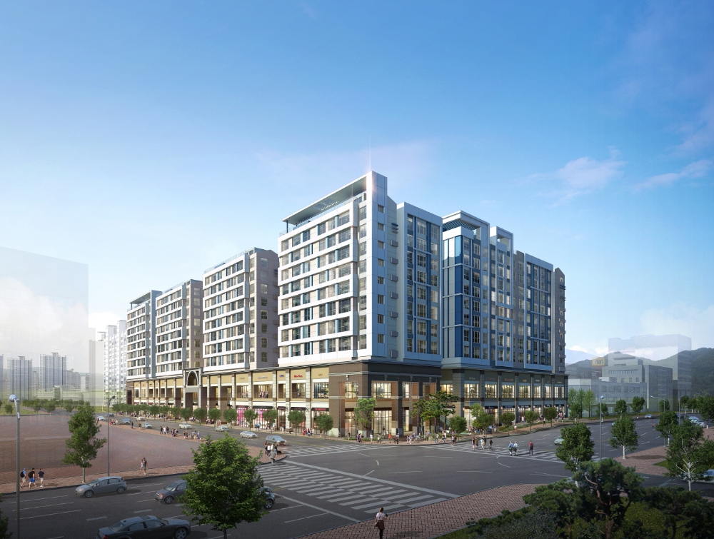 민락2지구 제일풍경채 센텀 투시도.(사진=제일건설㈜)