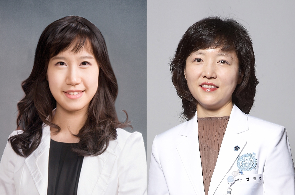 왼쪽부터 분당서울대병원 공공의료사업단 김인향, 김정현 교수팀