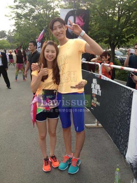 박수진 옆에서 김연경, 작은아이로 둔갑시켜 "나무에 붙어있는 매미?"