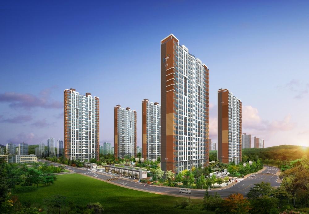 시흥 장현지구 제일풍경채 투시도.(사진=제일건설)