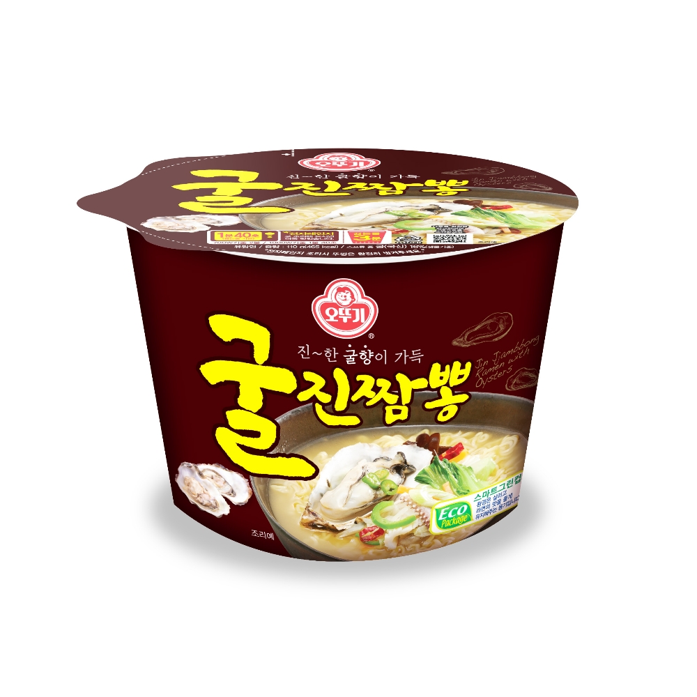㈜오뚜기, 진한 굴향이 가득한 ‘굴진짬뽕’ 용기면 출시