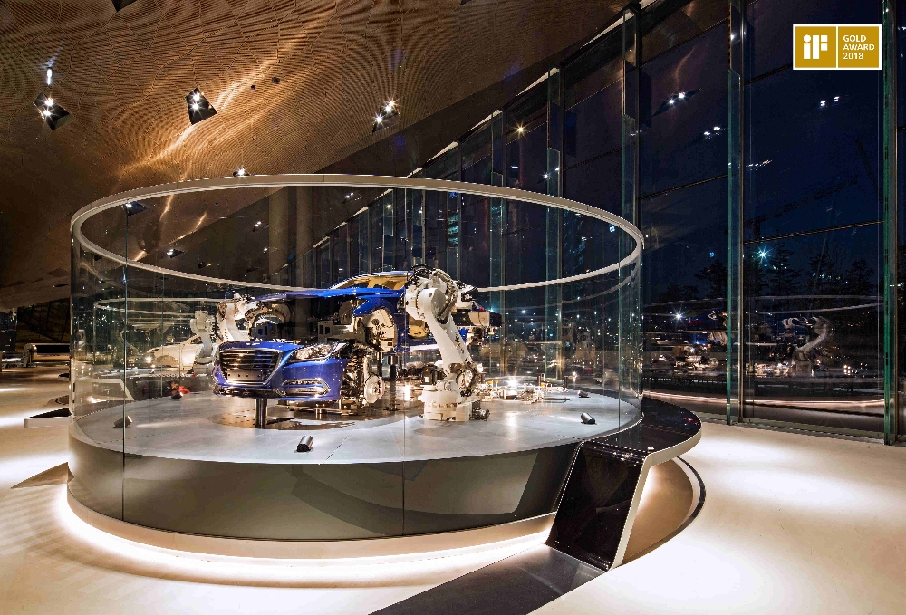 현대 모터스튜디오 고양 내 ‘전시체험공간’.(사진=현대자동차)