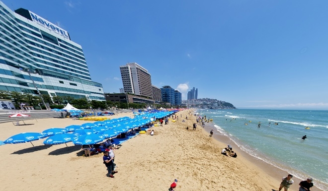 부산 해운대해수욕장 전경.(사진제공=해운대구청)