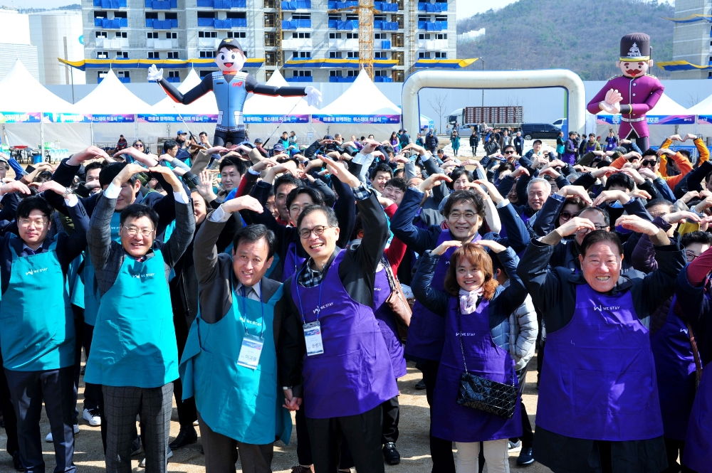 남양주 별내지구 '위스테이(WESTAY) 착공 전경.(사진=더함)