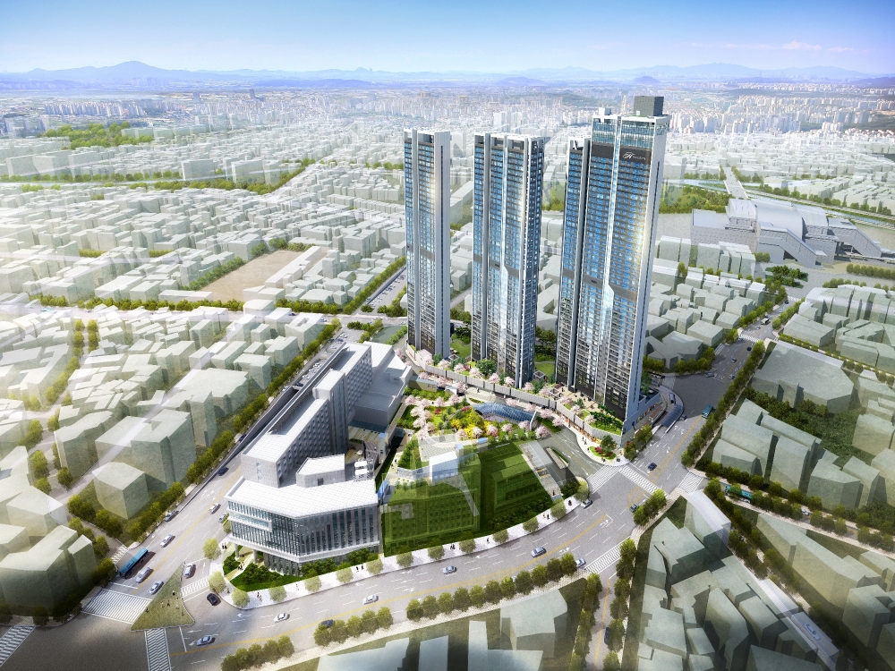 힐스테이트 천안 조감도.(사진=현대건설)