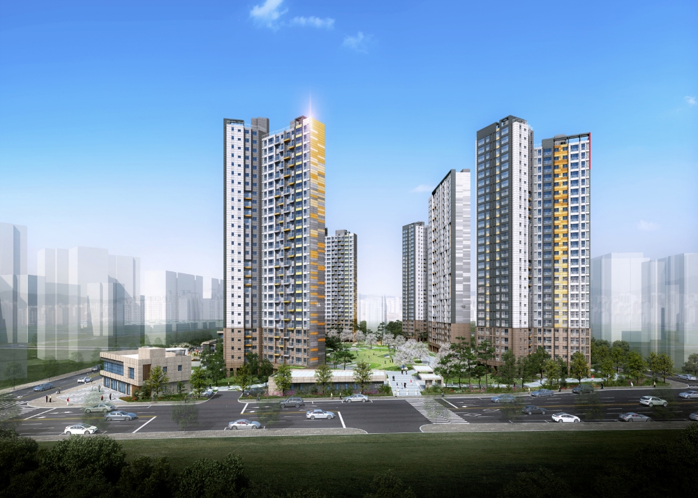 당산 센트럴 아이파크 투시도.(사진=현대산업개발)