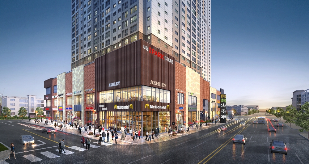 부평 아이파크 상업시설 투시도.(사진=에이엠플러스피에프브이산곡)