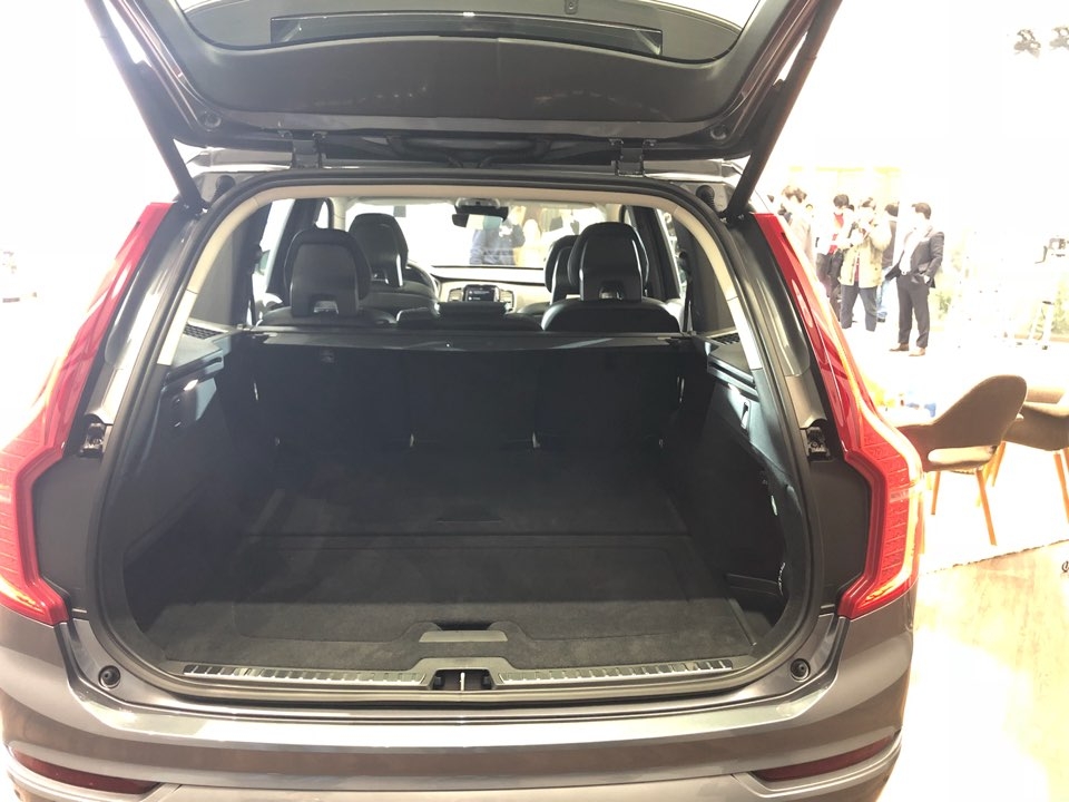 XC90 T6 모멘텀 5인승 트렁크 내부.(사진=최영록 기자)