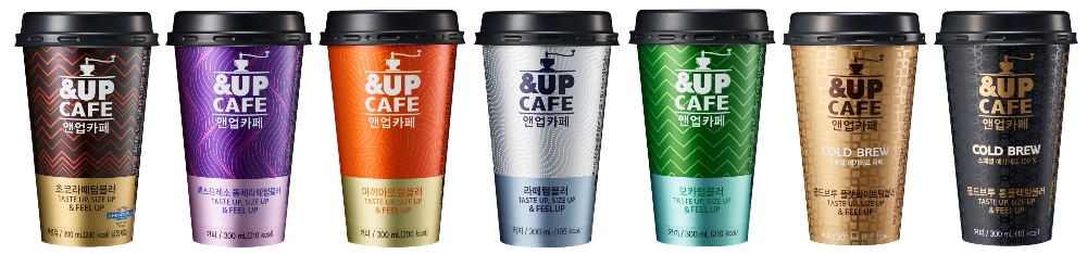 앤업카페 리뉴얼 디자인 (사진=일동후디스)
