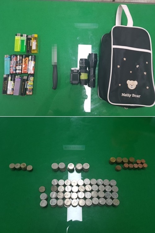 압수품.(사진제공=경남지방경찰청)