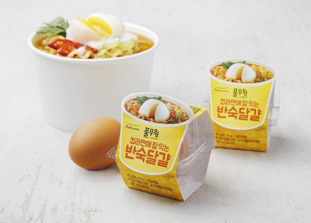 풀무원 ‘컵라면에 잘 익는 반숙달걀’ 출시