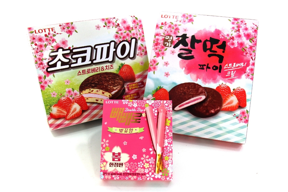 롯데제과, 봄 한정 ‘벚꽃’ 신제품 3종 출시