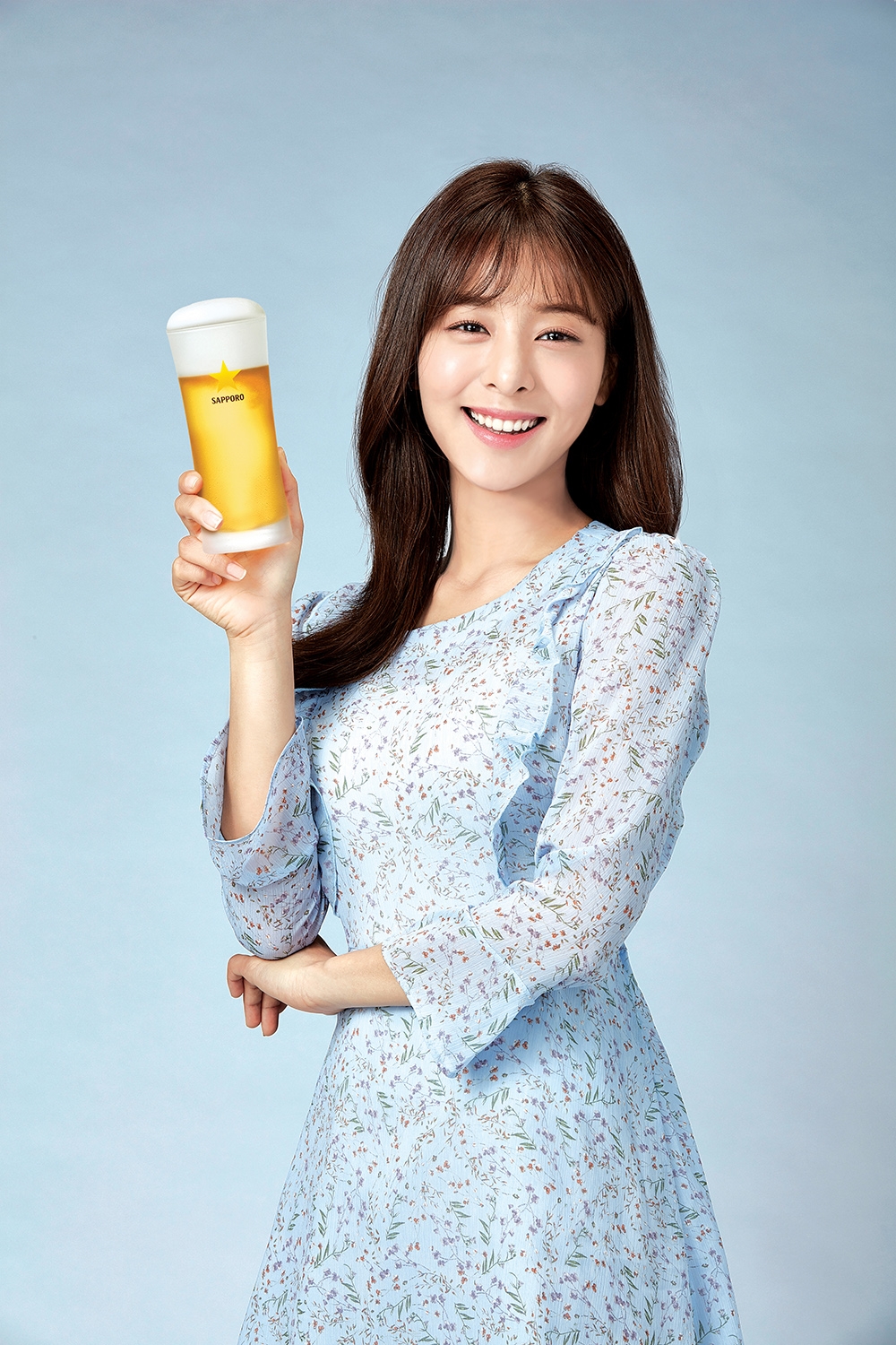 삿포로맥주 모델 설인아.(사진=포도컴)