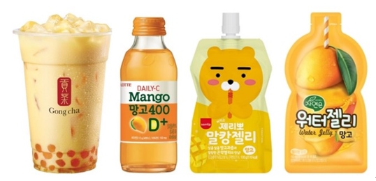 식음료업계, 여름 겨냥한 망고 제품의 출시 봇물