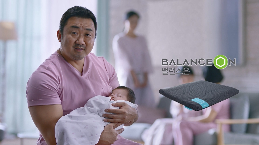 밸런스온 디지털 광고 모델 배우 마동석.(사진=불스원)