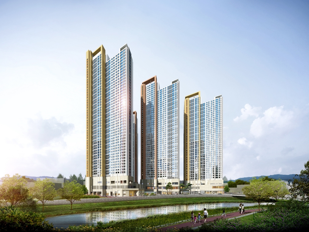 힐스테이트 금정역 투시도.(사진=현대건설)