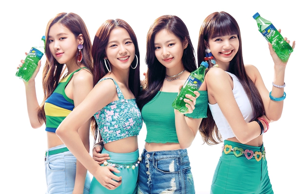 스프라이트 모델 블랙핑크.(사진=코카콜라)