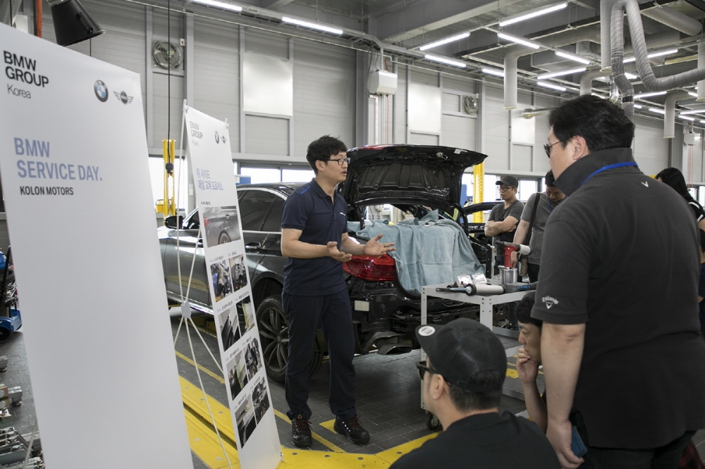 BMW 서비스 데이 진행 모습.(사진=BMW 그룹 코리아)
