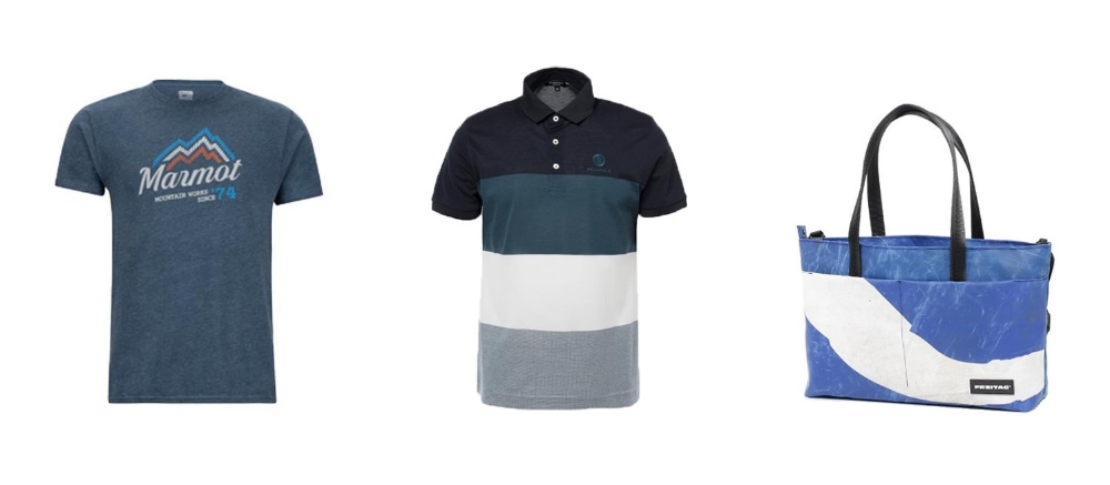 왼쪽부터 마모트, 빈폴 아웃도어. 프라이탁