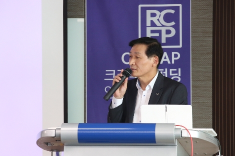 인사말을 하고 있는 장치종 예탁결제본부장. (사진=한국예탁결제원)