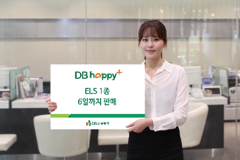 DB금융투자가 판매하는 ELS 1종 안내 이미지. (사진=DB금융투자)