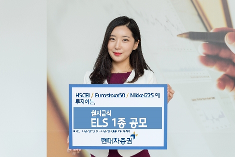 현대차증권이 공모하는 월지급식 ELS 안내 이미지. (사진=현대차증권)