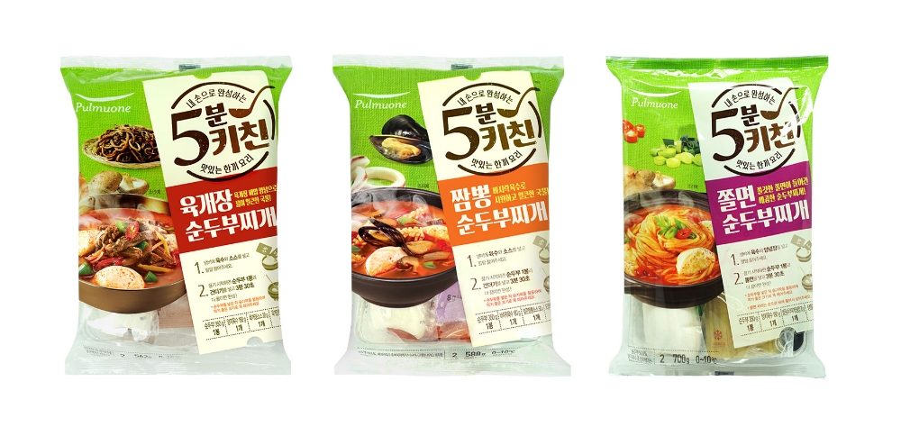 풀무원 ‘5분 키친 순두부찌개’ 3종 출시