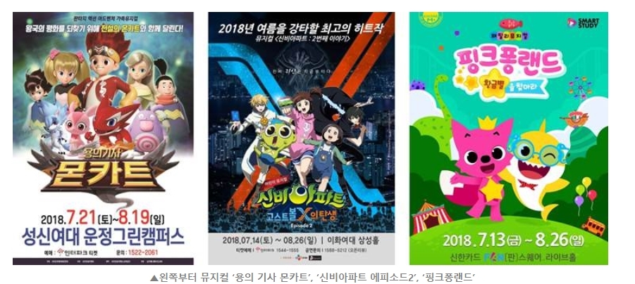 인기 토종 애니, 가족 뮤지컬로 여름방학 공략 나서
