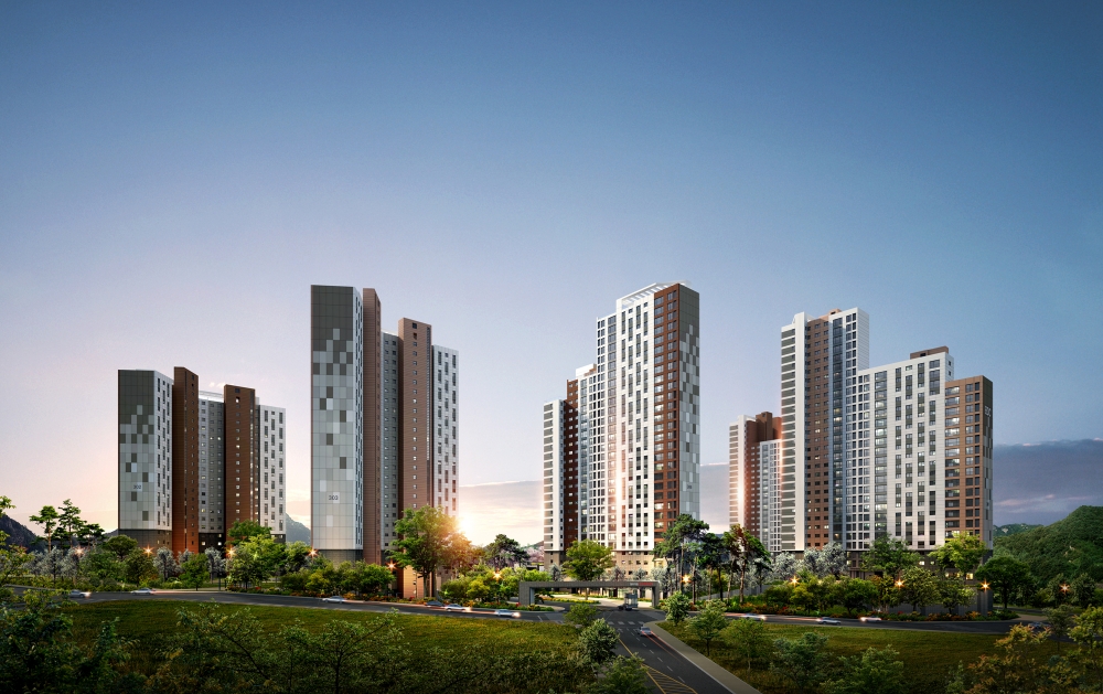 청주 가경 아이파크 3단지 투시도.(사진=HDC현대산업개발)