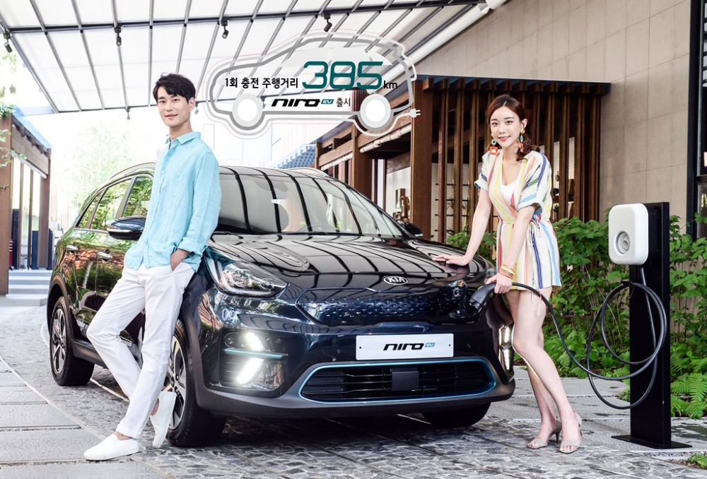 기아차, 385km 주행 가능한 ‘니로 EV’ 출시.(사진=기아자동차)