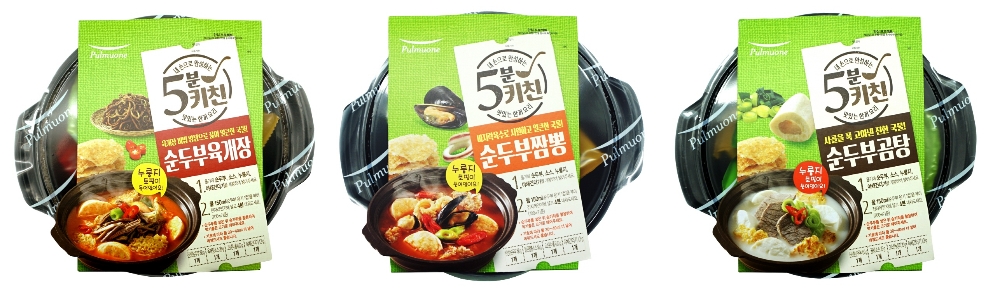 풀무원, 용기형 ‘5분 키친 순두부 요리’ 3종 출시