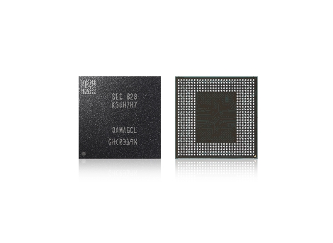 삼성전자 2세대 10나노급 8GB LPDDR4X 모바일 D램 패키지. (사진=삼성전자)