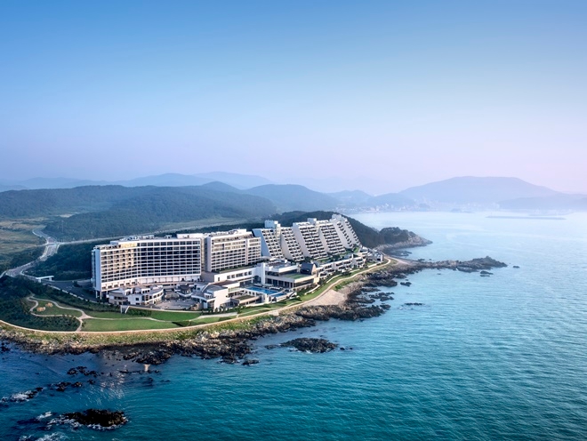 부산 기장군에 자리잡은 힐튼 부산