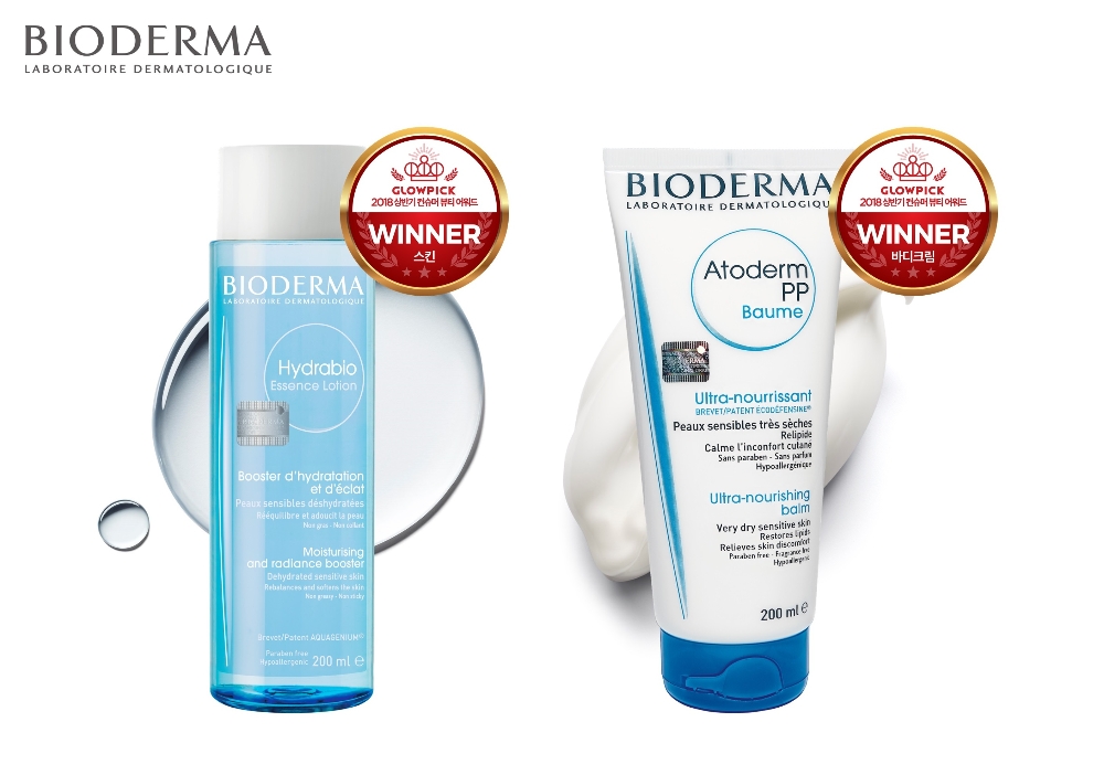 2018 글로우픽 상반기 컨슈머 어워드 2관왕 수상 이미지. (사진=바이오더마)