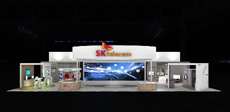 ‘사물인터넷 국제전시회’ 내 SK텔레콤 단독 전시관 모습. (사진=SK텔레콤)