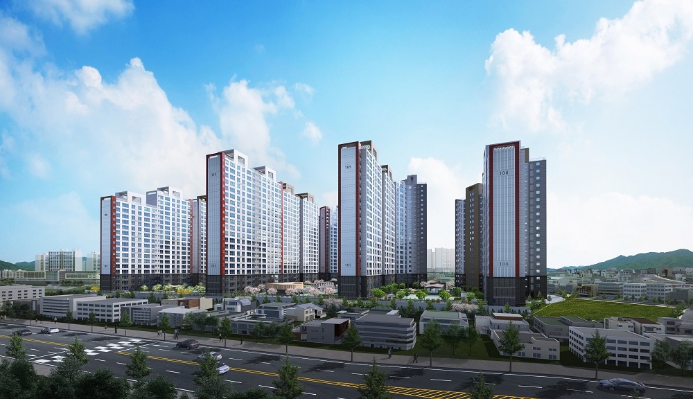 광주 계림3차 두산위브 투시도.(사진=두산건설)
