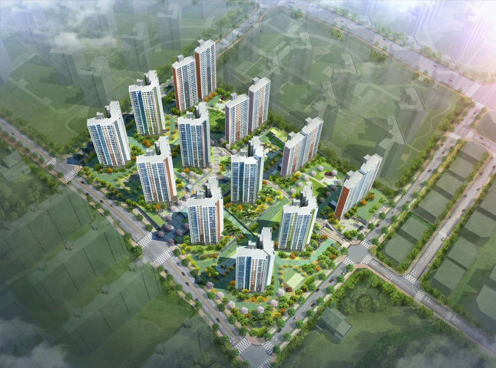 검단신도시 호반베르디움 조감도.(사진=호반산업)