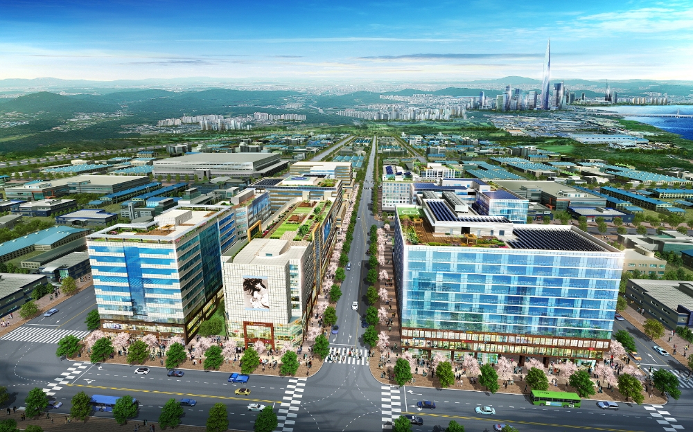 김포 학운3산업단지 복합용지 조감도.(사진=김포골드밸리PFV)