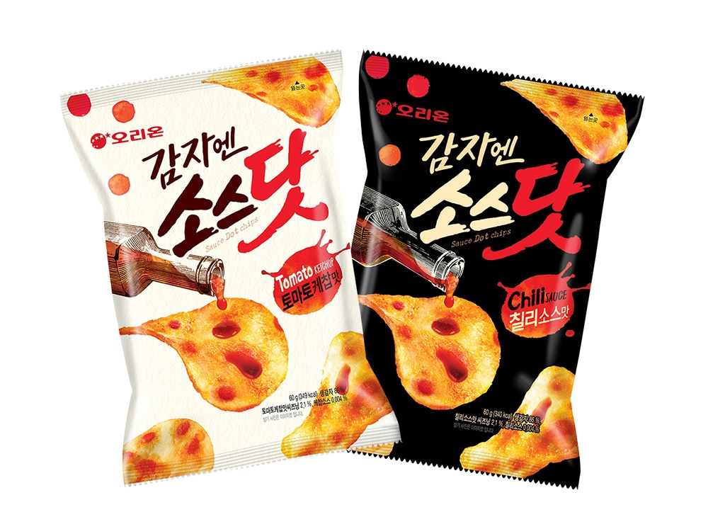 오리온, ‘감자엔 소스닷’ 2종 출시
