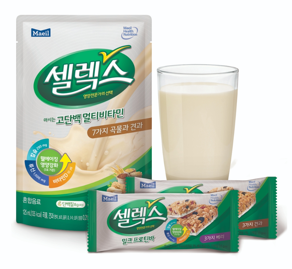 매일유업, 성인영양식 전문 브랜드 ‘셀렉스’ 출시