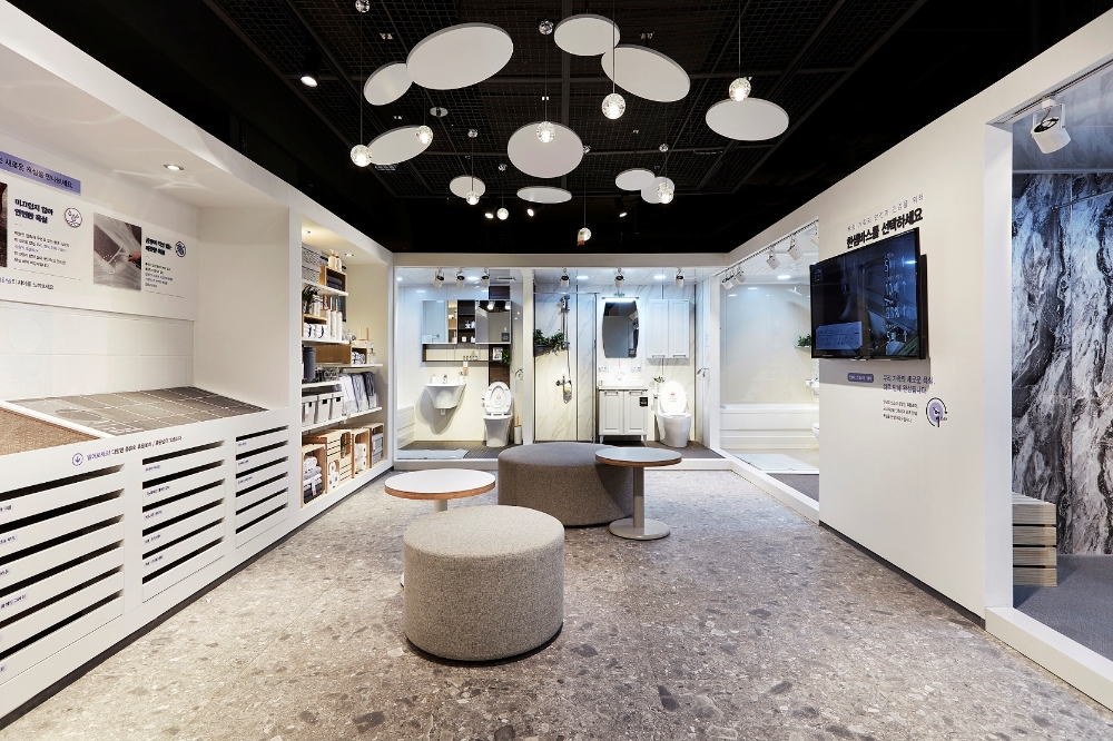 한샘디자인파크용산-건자재 샘플존.(사진= 한샘)