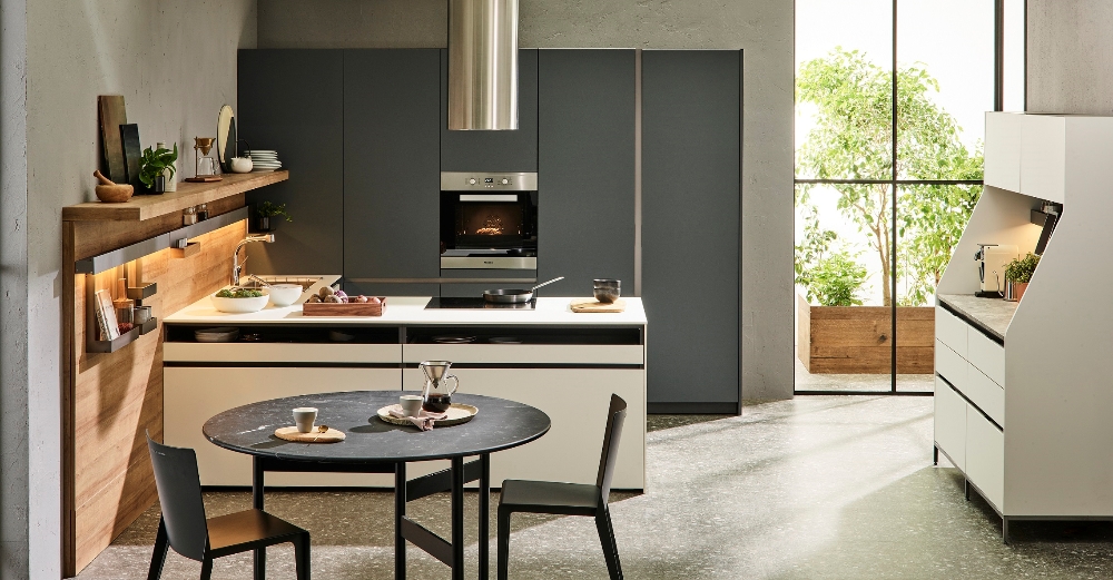 한샘 키친바흐 페닉스(FENIX) 카페 스타일.(사진= 한샘)