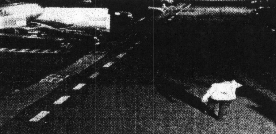 범행후 도주하는 모습.(사진제공=부산지방경찰청)