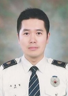 창원서부서 팔용파출소 순경 주홍철.(사진제공=창원서부경찰서)