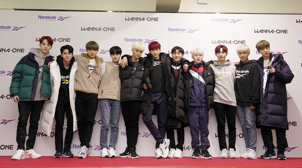 리복 클래식 X 워너원 팬 이벤트 진행