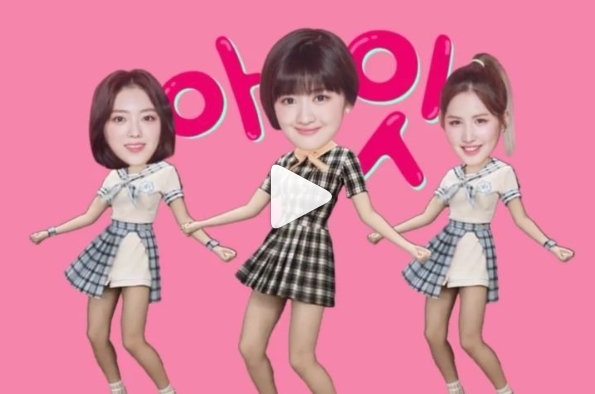 걸그룹 세러데이, 스마트폰 어플리케이션에 등장