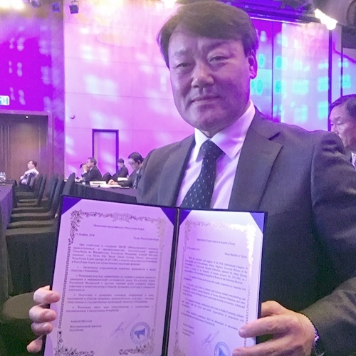 프리마미디어 한국지사장에 임명된 문경춘 전 거제타임즈 편집국장.(사진제공=거제타임즈)