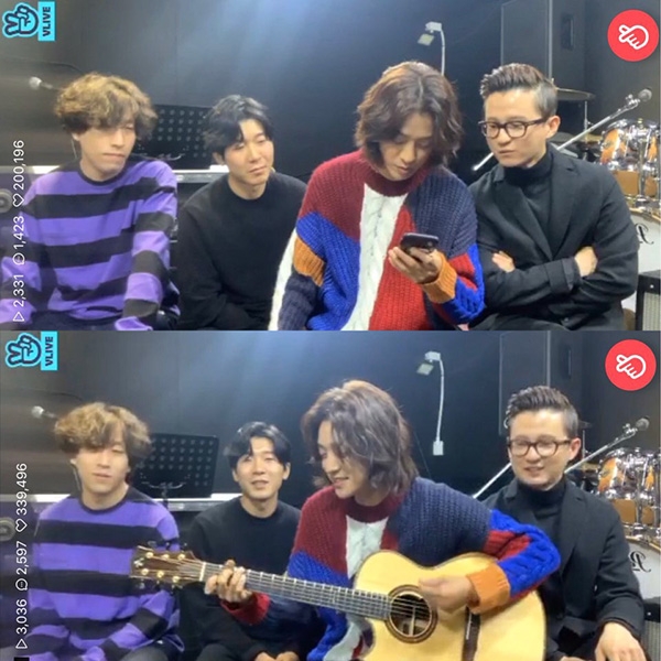 정준영, 연말 콘서트 '블루 파티' 합주 현장 공개