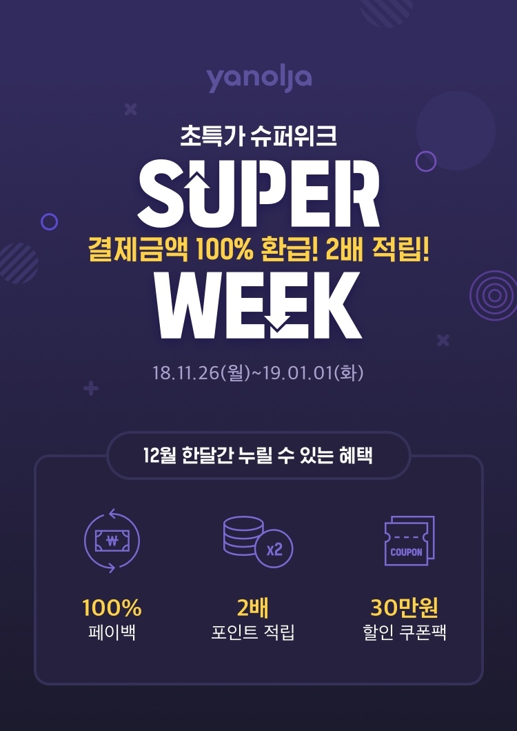 야놀자 ‘초특가 슈퍼위크’ 프로모션 실시