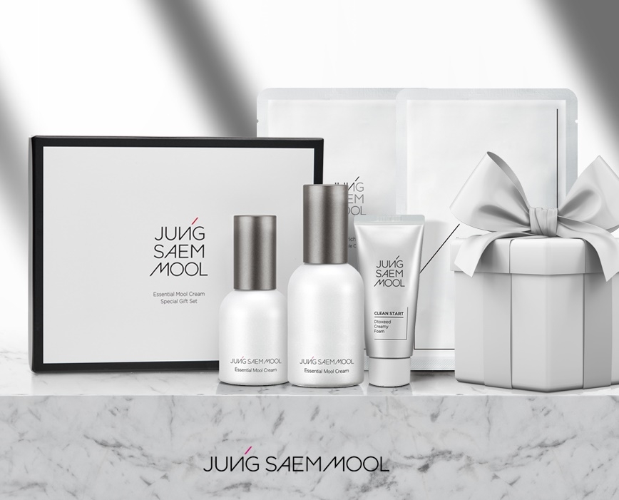 정샘물 에센셜 물 크림 스페셜 기프트 세트.(사진=정샘물)